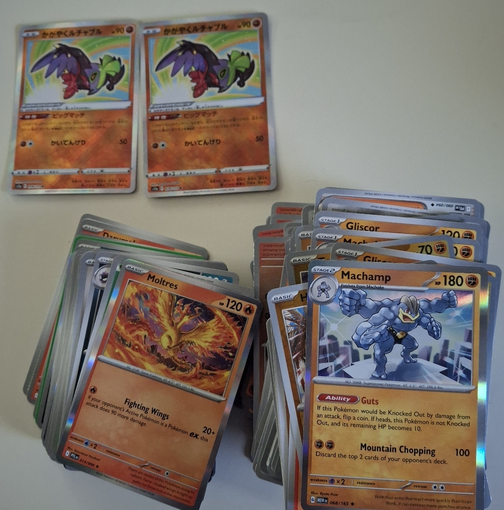 Pokemon Trading Card Collection Huge Lot And 2 Japanese Radiant